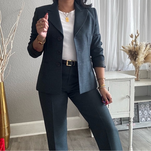 Deep Blue Vintage Evan-Picone Set - Picture 2 of 8